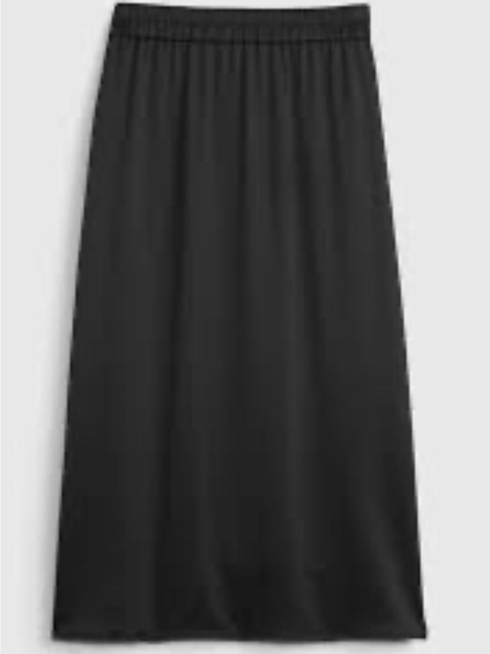 NWOT Gap Pull-On Satin Midi Skirt